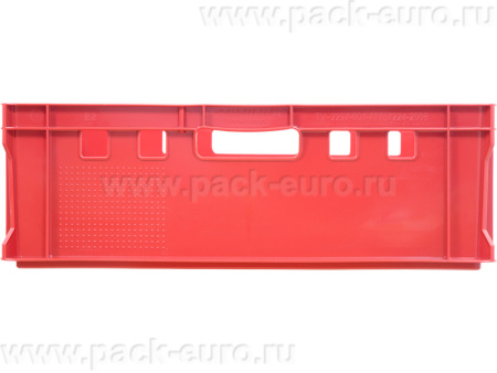 Ящик мясной 600х400х200 сплошной, дно гладкое, код: 22510, арт. 207-P ГД
