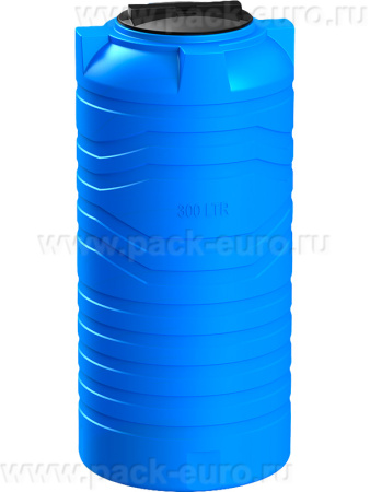Емкость 300л. вертикальная, цилиндрическая синий, арт. N 300
