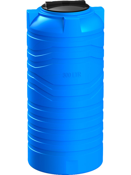 Емкость 300л. вертикальная, цилиндрическая синий, арт. N 300 Емкость 300л. вертикальная, цилиндрическая синий, арт. N 300