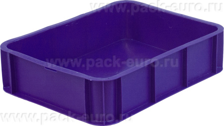 Ящик 430х330х110 без крышки, под пирожные  синий, арт. 405