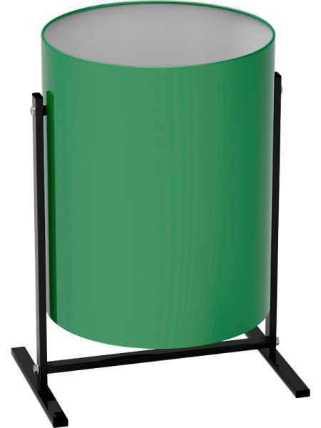 Урна металл 25л. разборная зелёный, арт. УРТ-25 зеленый