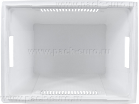 Ящик сплошной 400×300×350 мм, объем 42 л., арт.: 434-2 м, белый, код: 19875, арт. 434-2 м