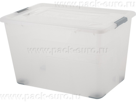 Ящик 565х385х360 для хранения, с крышкой, на клипсах, код: 38108, арт. BERGEN 52