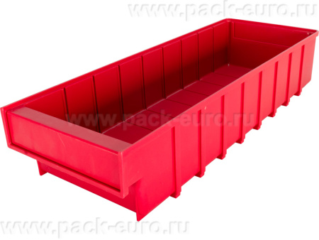 Ящик п/п 500x185x100 красный, арт. 6004