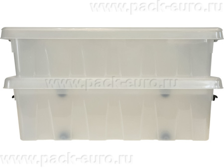 Ящик сплошной 580×390×180 мм, объем 35 л., арт.: Rox Box 35, прозрачный, код: 18708, арт. Rox Box 35