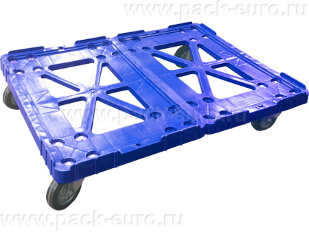 Тележка 840х615 с усилением пластиковая, арт. 508 НСТ/4_колеса