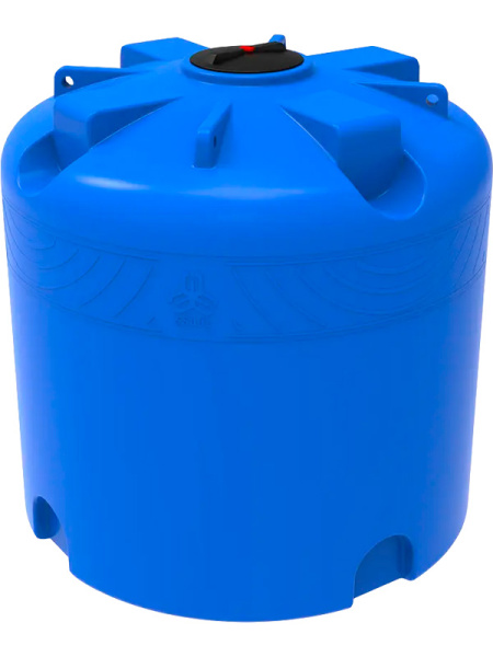 Емкость 5 500л. вертикальная, с крышкой  синий, арт. ТR 5500 Емкость 5 500л. вертикальная, с крышкой  синий, арт. ТR 5500