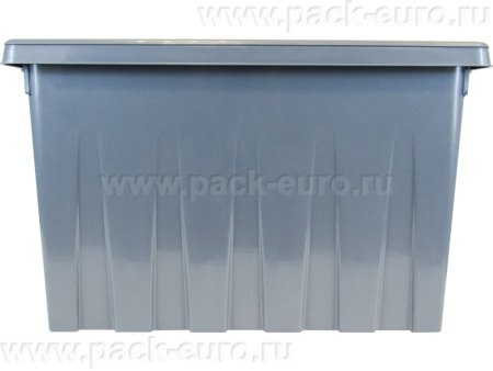 Ящик сплошной 589×396×355 мм, объем 70 л., арт.: Rox Box PRO 70Д, антрацит, код: 25342, арт. Rox Box PRO 70Д