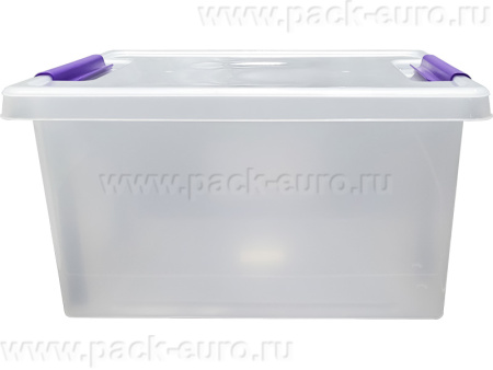 Ящик 500х390х255 с крышкой на клипсах, код: 29635, арт. Rox Box Home 36