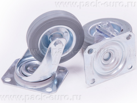 Колесо для тележки d/100 мм поворотное, арт. Колесо для 508 (SBP26WC100SWR2R0N), код: 06677, арт. Колесо для 508 (SBP26WC100SWR2R0N)