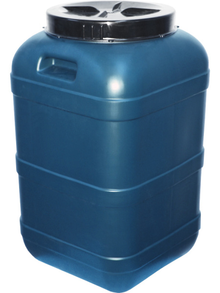 Бидон пластиковый 90 литр, арт.: ФЛ-90Н, синий, код: 14882, арт. ФЛ-90Н