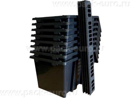 Комплект ящиков 280х185х150 для метизов, с планкой, 8 шт., код: 36989, арт. 4007 К