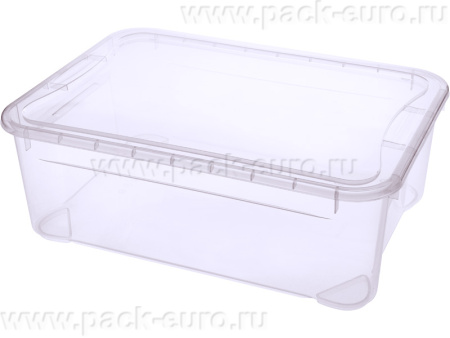 Ящик 555х390х190 31 л. "Кристал"  прозрачный, арт. crystal 31