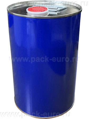 Банка металл 5л. круглая, с крышкой берикап 42мм синий, арт. БЖ 5 бер синий