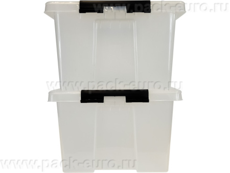 Ящик сплошной 500×390×250 мм, объем 36 л., арт.: Rox Box 36, прозрачный, код: 18706, арт. Rox Box 36
