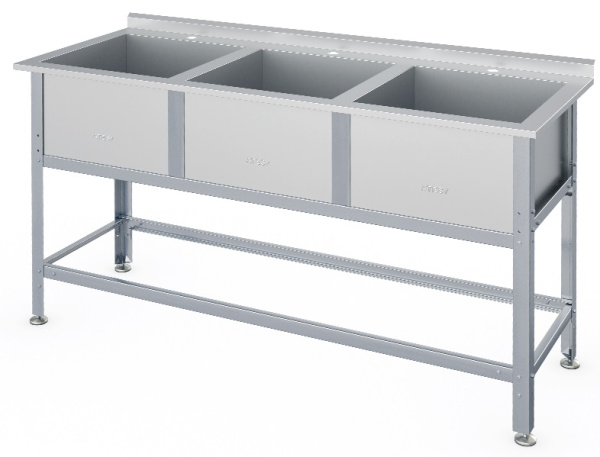 Ванна моечная ВСМ-Б-3.430-1-02 (ВМ-3/430 с бортом), арт. 309287 от компании Европактрейд