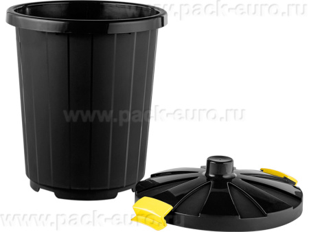 Бак 105л. с крышкой цв. антрацит, арт. МБ-105 антрацит с крышкой