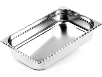 Гастроемкость нерж. сталь 530х325х100 1/1, арт. 1/1, 530x325х100 metal, код: 27620, арт. 1/1, 530x325х100 metal