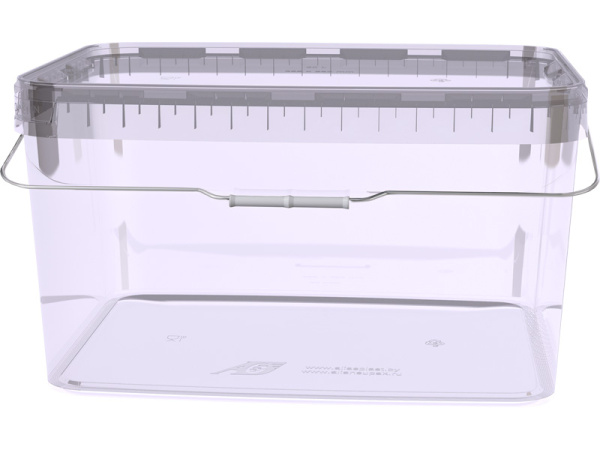 Ведро 11л. прямоугольное, с прозрачной крышкой, с ручкой металл  прозрачное, арт. ВПпр 11 прозр Ведро 11л. прямоугольное, с прозрачной крышкой, с ручкой металл  прозрачное, арт. ВПпр 11 прозр