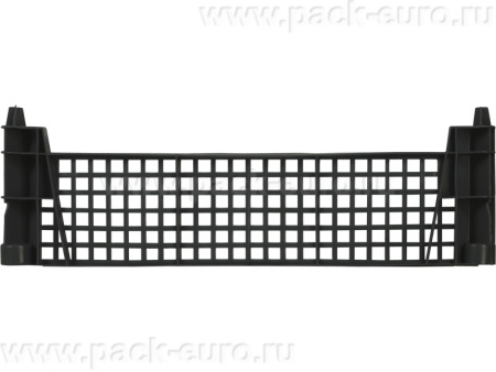 Ящик перфорированный 400×300×110, арт.: 101, объём 9, чёрный, код: 13154, арт. 101