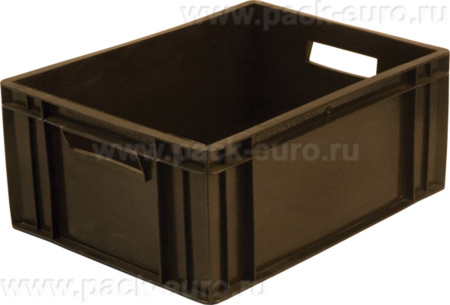 Ящик дрожжевой 400х300х180 черный сплошной, арт. 302-Б3