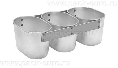 Секция форм для хлеба 3 Л 11 150 х 95 х 100 овал