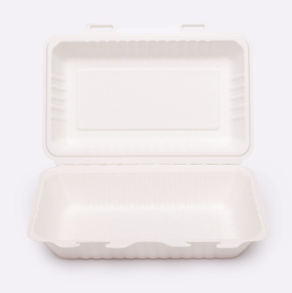 Одинарный ланчбокс 252х166х64 мм 1000 мл биоразлагаемый от компании Европактрейд