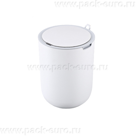 Ведро для мусора сенсорное, круг, Foodatlas JAH-6011, 8 л (белый)