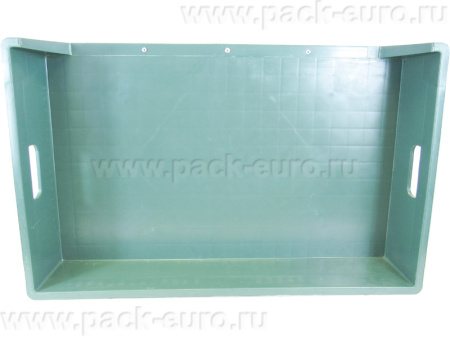 Ящик без одной стенки 740×465×145, арт.: 404-10, объём 39, зелёный, код: 21865, арт. 404-10