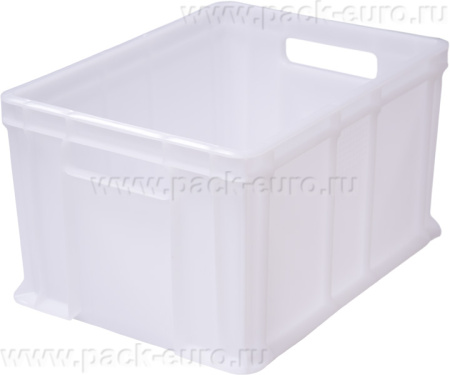 Ящик 400х300х230 мороз. сплошной, с ручками  неокрашенный, арт. 703.03.01 м