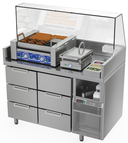 Станция для бургеров и хот-догов БАВАРИЯ БХС -1235.700-02, арт. 313751 от компании Европактрейд