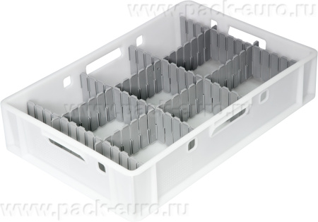 Ящик сплошной 600×400×120 мм, объем 25 л., арт.: 205, натуральный, код: 03571, арт. 205 М