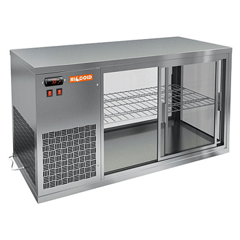 VRL 1100 L витрина охл. настольная кондитерская со стеклом, нерж., агрегат слева, 1100х500х600 мм, арт. 284818 от компании Европактрейд