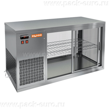 VRL 1100 L витрина охл. настольная кондитерская со стеклом, нерж., агрегат слева, 1100х500х600 мм, арт. 284818 от компании Европактрейд