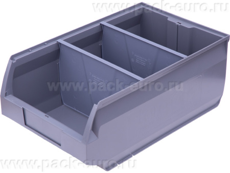 Ящик Palermo 500х310х200 PP с двумя перегородками по ширине, код: 39696, арт. 5005-КТ2-2 ВС