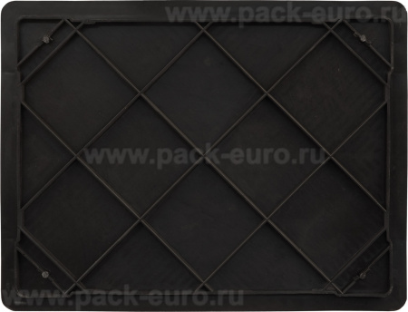Ящик сплошной 410×300×180 мм, объем 22.14 л., арт.: 302-Б3, чёрный, код: 00412, арт. 302-Б3