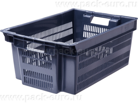 Ящик полимерный 600х400х250 "Север помнит" сплошное дно, код: 35600, арт. 125-1 ВС