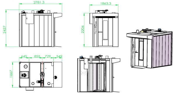 Печь ротационная ROTOMAX BV-68G (газовая) 600х800