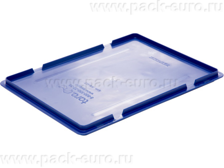 Крышка п/п 400х300 для ящиков цв. синий  (Крышка п/п 400х300 для ящиков цв. синий ), арт. 500 KLT