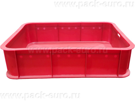 Ящик сплошной 430×330×110 мм, объем 12 л., арт.: 405, красный, код: 02959, арт. 405