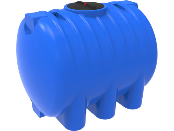 Емкость 5 000л. горизонтальная, цилиндрическая, с крышкой  синий, арт. HR 5000 Емкость 5 000л. горизонтальная, цилиндрическая, с крышкой  синий, арт. HR 5000