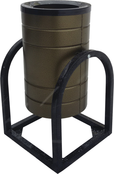 Урна уличная 320х370х550 бронзовая, арт. УП 20