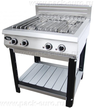 Плита газовая на подставке Ф4ПГ/900 (решетка из н/стали) арт.50029, арт. 50029