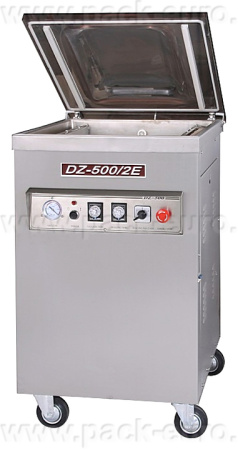 Напольный вакуумный упаковщик DZQ-500/2E (нерж., газ)