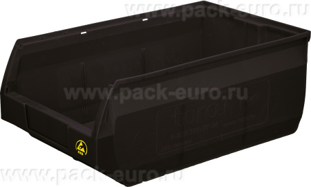 Ящик Palermo 500х310х200 PP, черный антистатичный, арт. 5005 ESD, код: 12774, арт. 5005 ESD