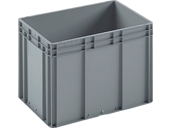 Ящик п/п 600х400х420 сплошной серый, гладкое дно, закрытые ручки, арт. ЕС 6442.2 Ящик п/п 600х400х420 сплошной серый, гладкое дно, закрытые ручки, арт. ЕС 6442.2