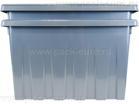 Ящик сплошной 589×396×355 мм, объем 70 л., арт.: Rox Box PRO 70Д, антрацит, код: 25342, арт. Rox Box PRO 70Д
