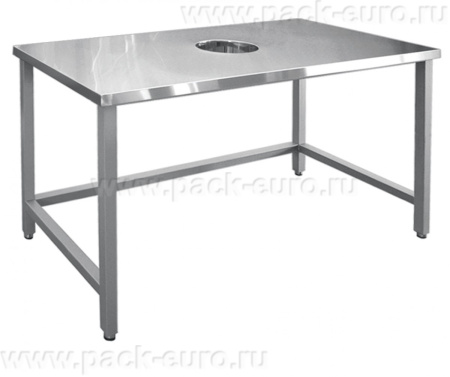 Стол для сбора отходов ССО-1 (800x700x860мм.) нерж. 21000180576, арт. 21000180576 от компании Европактрейд