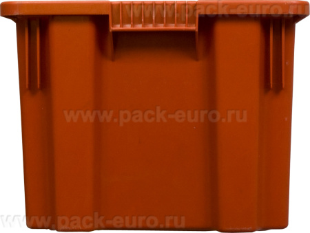 Ящик перфорированный 600×400×300 мм, объем 52 л., арт.: 602, зелёный, код: 05419, арт. 602