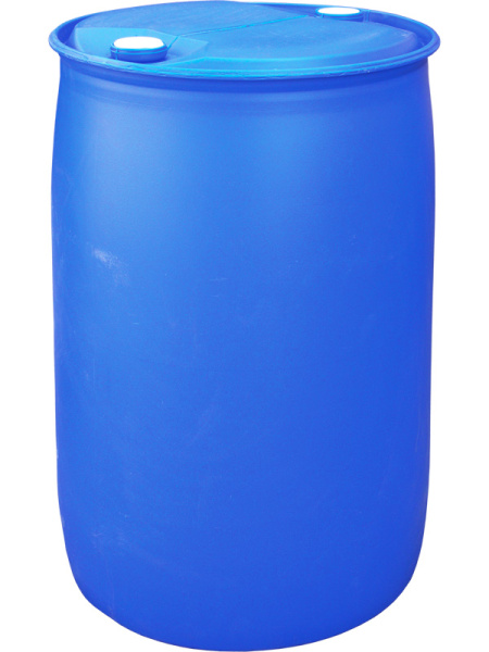 Бочка 227л закрытая с 2-мя горловинами синяя L-R (7.5), пломбы, арт. БП 227 L-R (7,5)